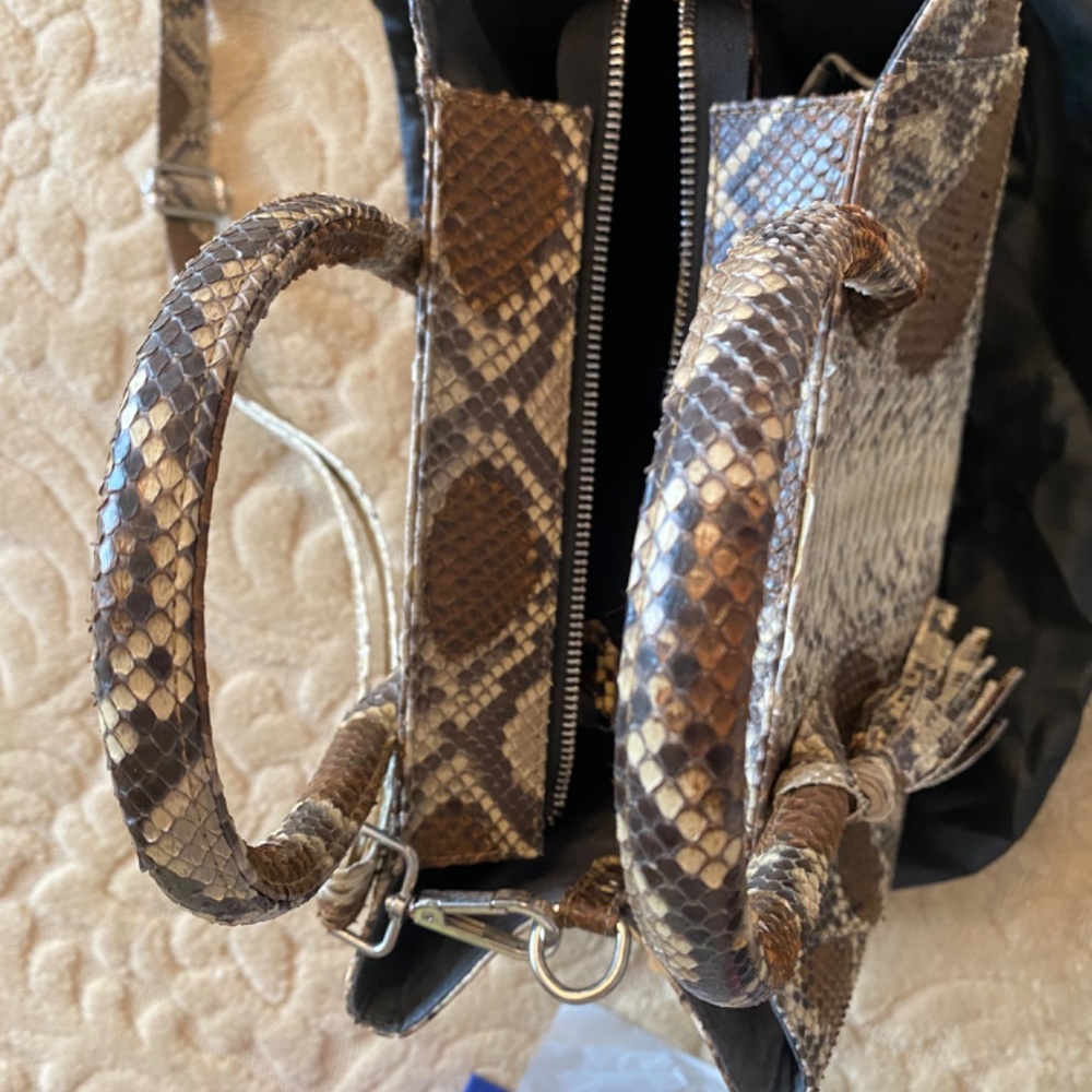 Python custom satchel bag - Picture 6 of 12